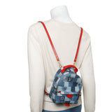 Louis Vuitton Blue Damier Denim Palm Springs Mini Backpack