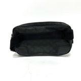 Gucci Waist bag 336672 Nylon / leather black GG nylon mens