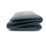 Gucci Trifold wallet 474746 leather black GG Marmont Compact Wallet