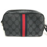 Gucci Shoulder Bag 680128 Canvas / leather black Balenciaga Balenciaga collaboration Hacker Project GG mens
