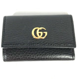 Gucci Key case Key holder  456118 leather black key GG Marmont Women