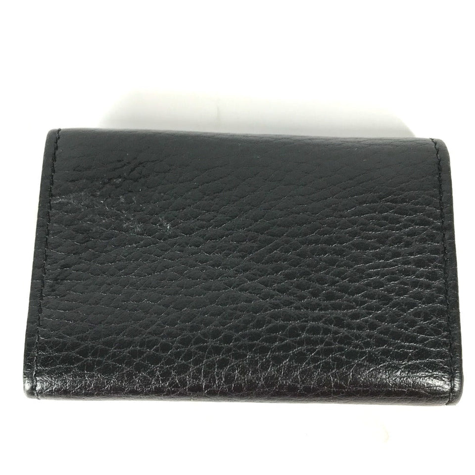 Gucci Key case Key holder  456118 leather black key GG Marmont Women