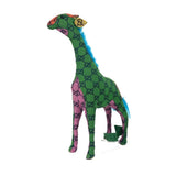 Gucci Plush Doll 670233 GG canvas multicolor GG Decorative Giraffe Animal unisex(Unisex)