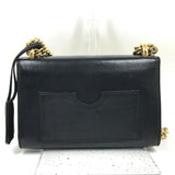 Gucci Shoulder Bag 409487 leather black Small Padlock Chain