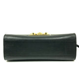 Gucci Shoulder Bag 409487 leather black Small Padlock Chain