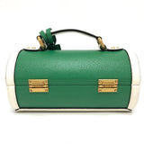 Gucci Handbag 723801 leather green logo golf ball case Women