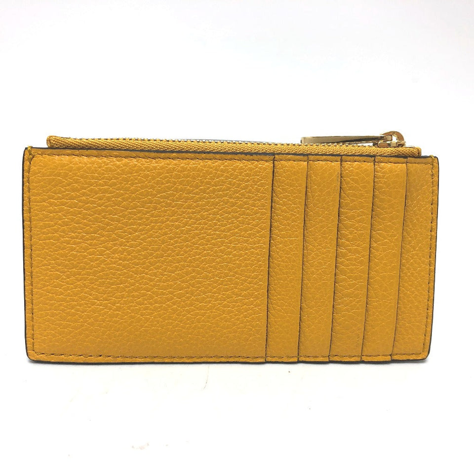 Gucci Coin case 725550 leather yellow logo fragment case mens