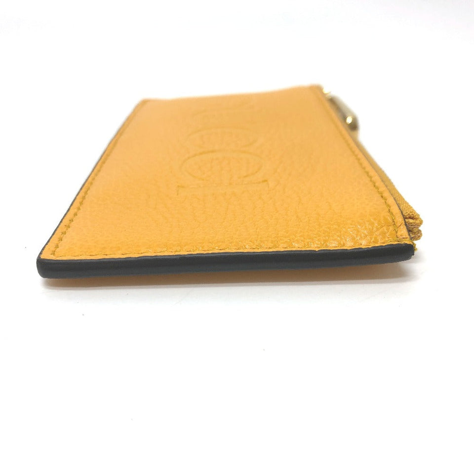 Gucci Coin case 725550 leather yellow logo fragment case mens