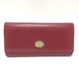 Gucci Folded wallet 598531 leather Red Marina Interlocking G Women