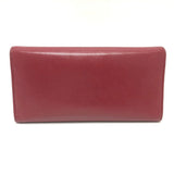 Gucci Folded wallet 598531 leather Red Marina Interlocking G Women