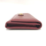 Gucci Folded wallet 598531 leather Red Marina Interlocking G Women