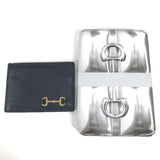 Gucci Card Case 700469 leather black Horsebit Playing Cards Set unisex(Unisex)