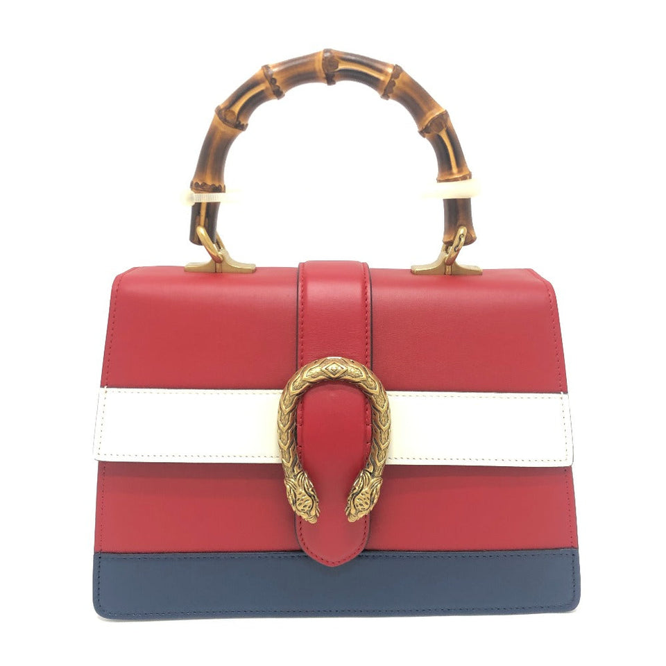 Gucci Handbag 448075 leather multicolor Bamboo Dionysus
