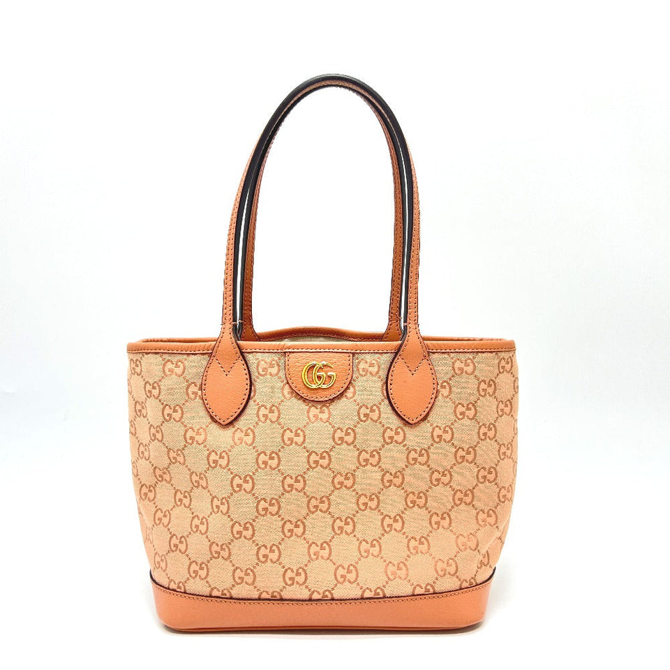 Gucci Tote Bag 742102 GG canvas pink GG Canvas Ophidia GG Small