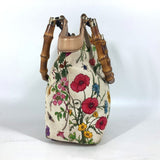 Gucci Handbag 140203 canvas multicolor Flora Bamboo Floral Flower