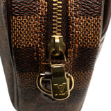 Louis Vuitton Pochette Ipanema Damier Shoulder Bag Crossbody Bag Brown