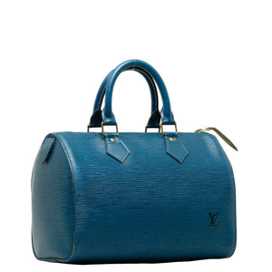Louis Vuitton Louis Vuitton Epic Handbag Leather Tread Blue