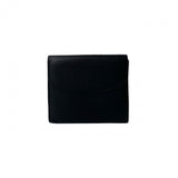 Gucci Bifold Wallet leather black Belt motif Metal Women(Unisex)