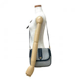 Gucci Shoulder Bag leather Navy