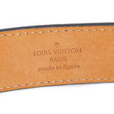 Louis Vuitton Black Epi Leather LV Initiales 30 MM Belt 80 32