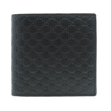 Gucci Bifold Wallet 150413 Calfskin black GG Signature Microsima Outlet
