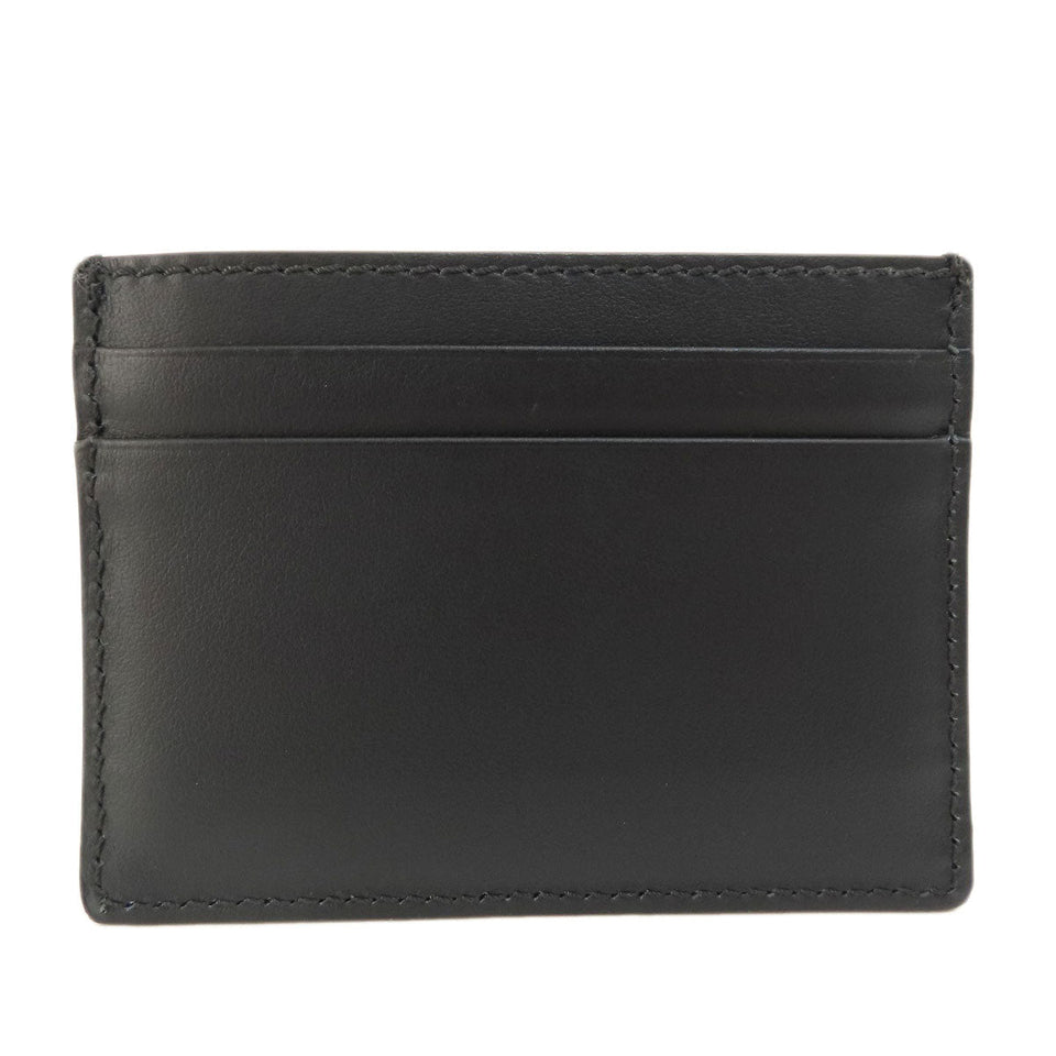 Burberry Card Case leather black logo mens(Unisex)