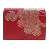 Gucci Bifold Wallet 465859 Calfskin Red chinese new year