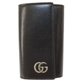 Gucci Key case Key holder  435305 leather black logo Women(Unisex)