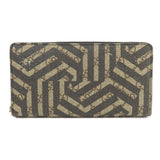 Gucci Long Wallet Purse 411766 PVC Brown Kaleido GG Supreme