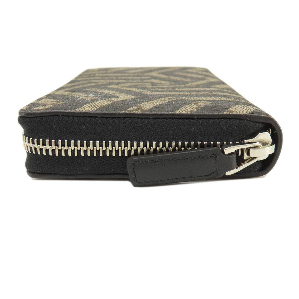Gucci Long Wallet Purse 411766 PVC Brown Kaleido GG Supreme
