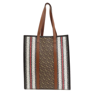 Burberry Tote Bag PVC Brown B logo