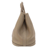 Hermes Handbag Country beige Garden Party TPM Etoupe Etoupe SilverMetal