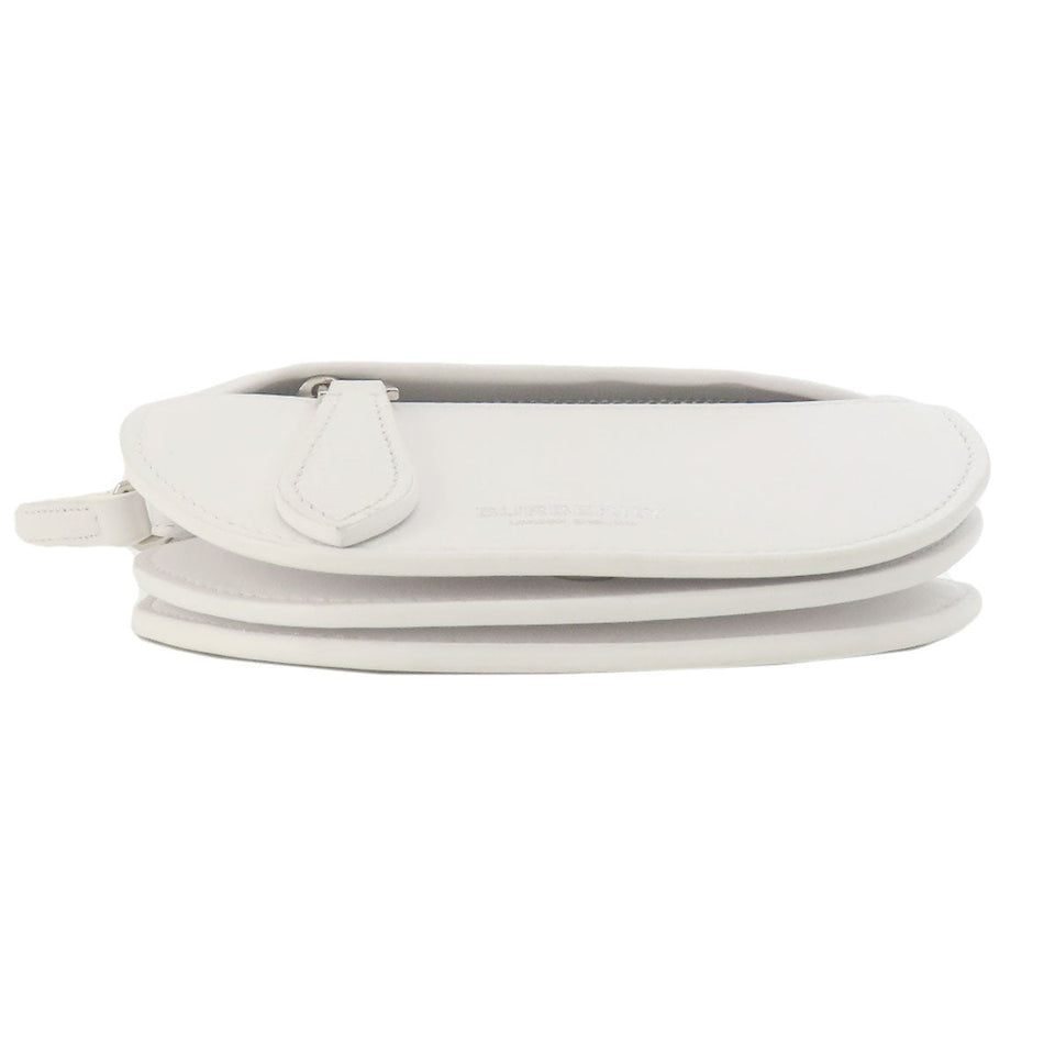 Burberry Shoulder Bag leather white Mini pochette