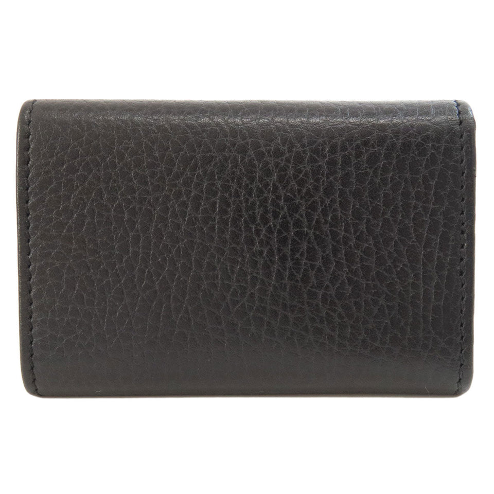 Gucci Key case Key holder  466118 leather black GG Marmont Women(Unisex)