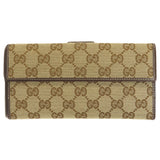 Gucci Long Wallet Purse 212089 canvas Brown GG