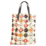 Burberry Tote Bag Nylon white Bottle Cap Print
