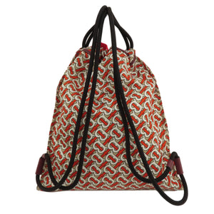 Burberry Backpack Nylon Brown B logo Women