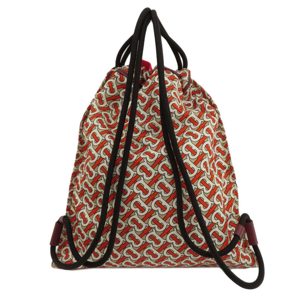 Burberry Backpack Nylon Brown B logo Women