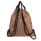 Burberry Backpack Nylon Brown B logo Women