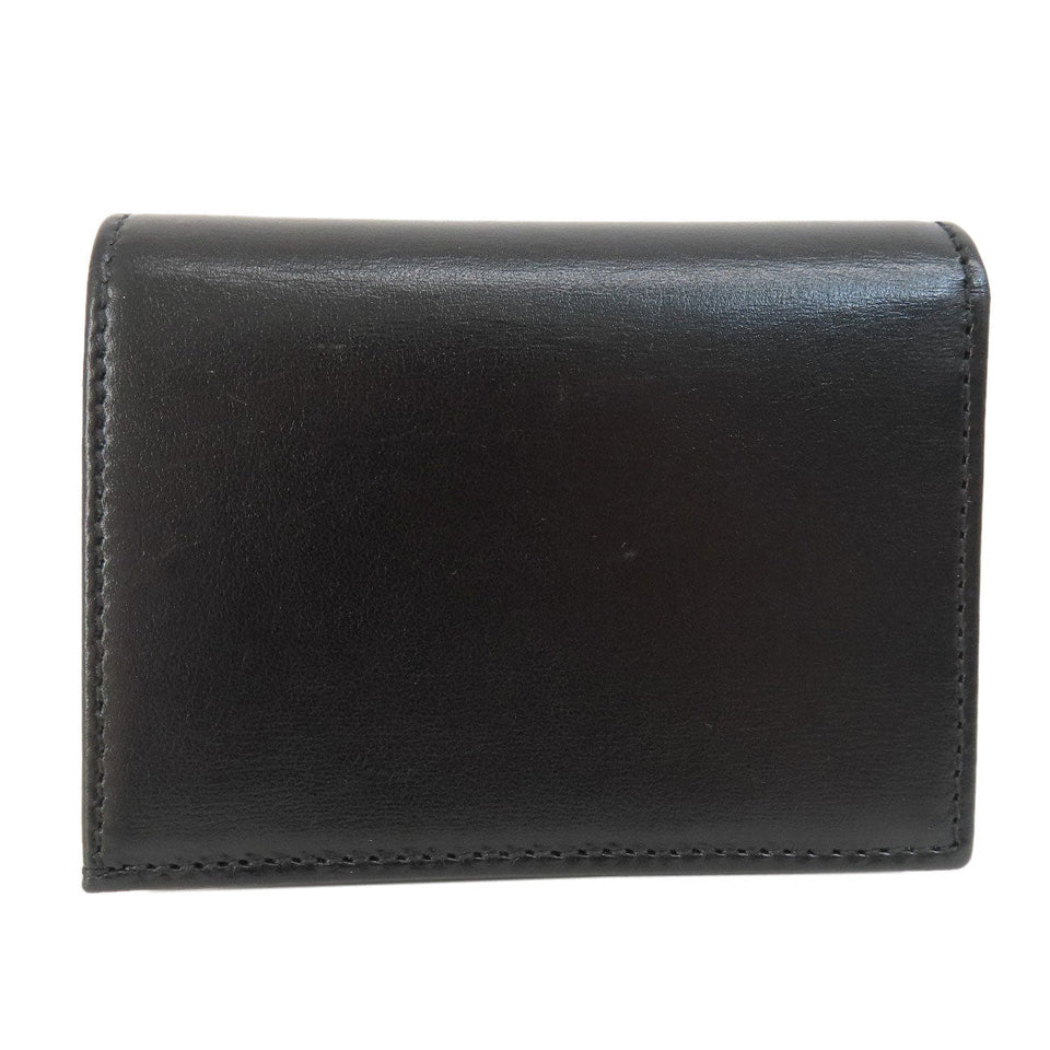 Gucci Bifold Wallet 621887 leather black Horsebit