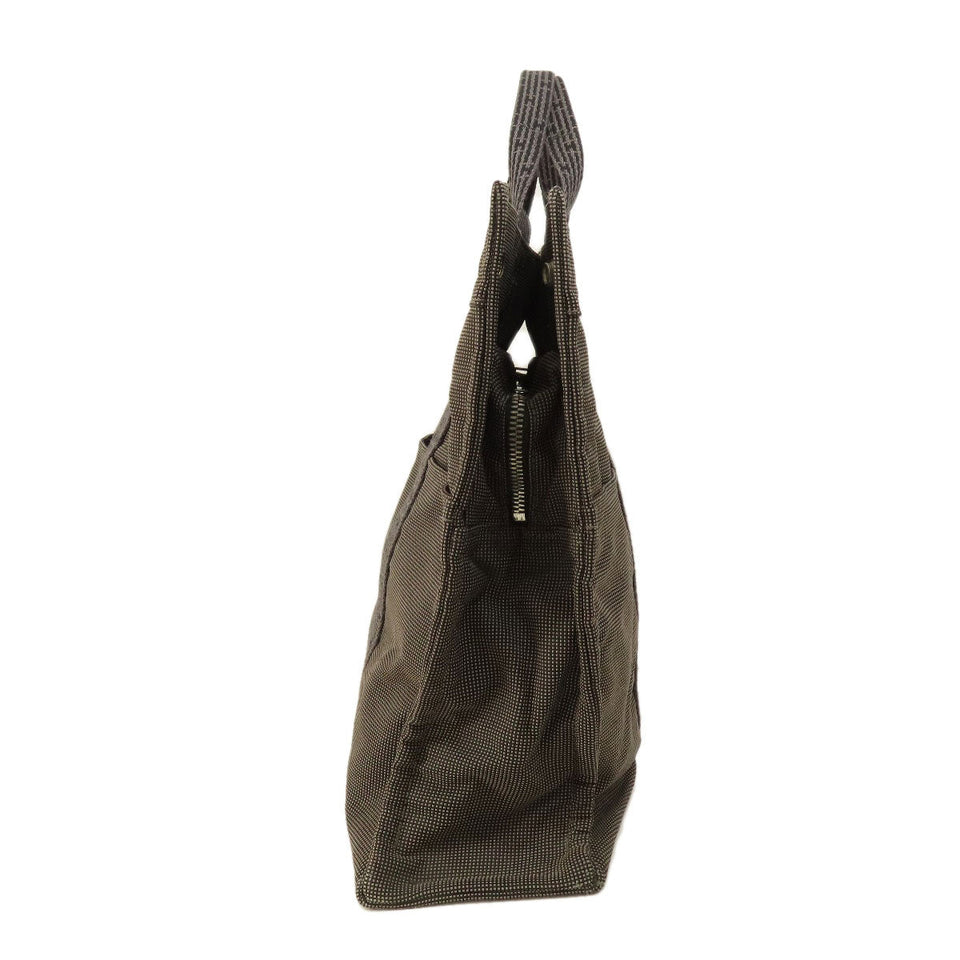 Hermes Tote Bag canvas gray Her LineMM Women