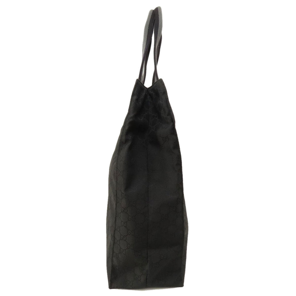 Gucci Tote Bag 449177 Nylon black GG outlet