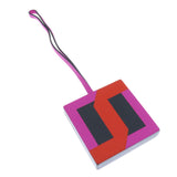 Hermes key ring Epsom, Leather pink Bag Charm Retorokare Women