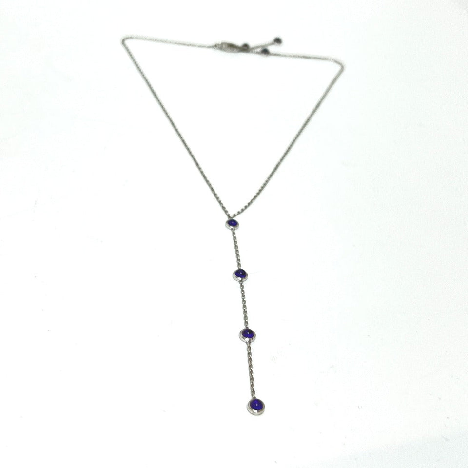 Gucci Necklace K18WG Silver K18WG Amethyst