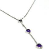 Gucci Necklace K18WG Silver K18WG Amethyst