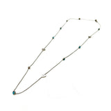 Gucci Necklace SV925 Silver Blue Topaz Heart