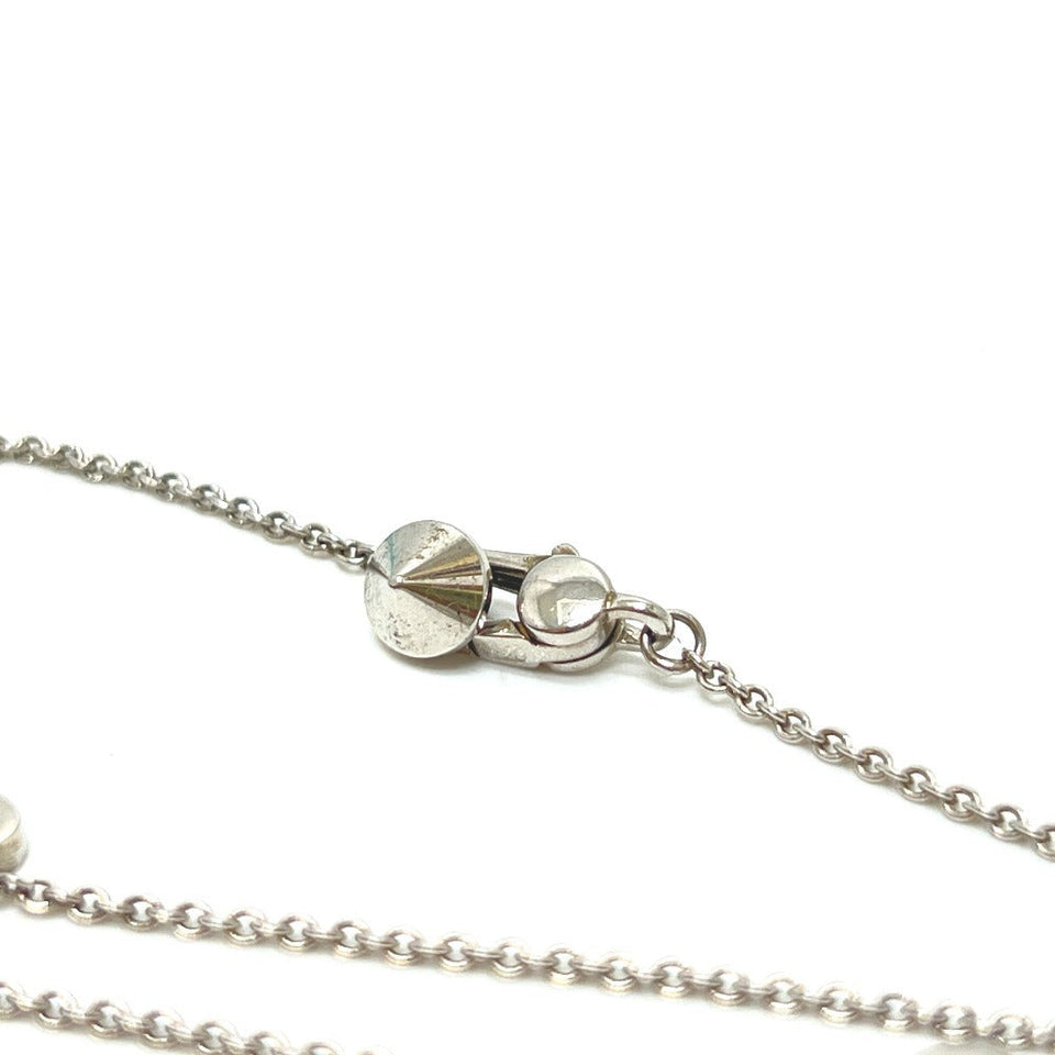 Gucci Necklace SV925 Silver Blue Topaz Heart