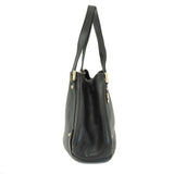 Gucci Tote Bag 130736 leather black logo