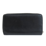 Gucci Long Wallet Purse 597677 leather black Embryoidery