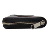 Gucci Long Wallet Purse 597677 leather black Embryoidery
